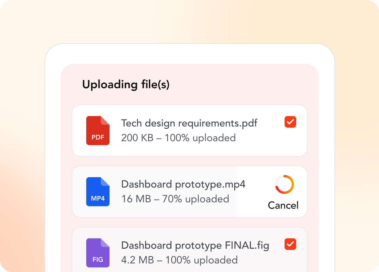 Insights chart for Effortless Uploads